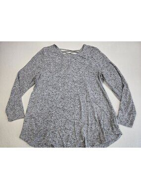 Torrid Womens Size 2 Grey Long Sleeve Tunic Top 2X